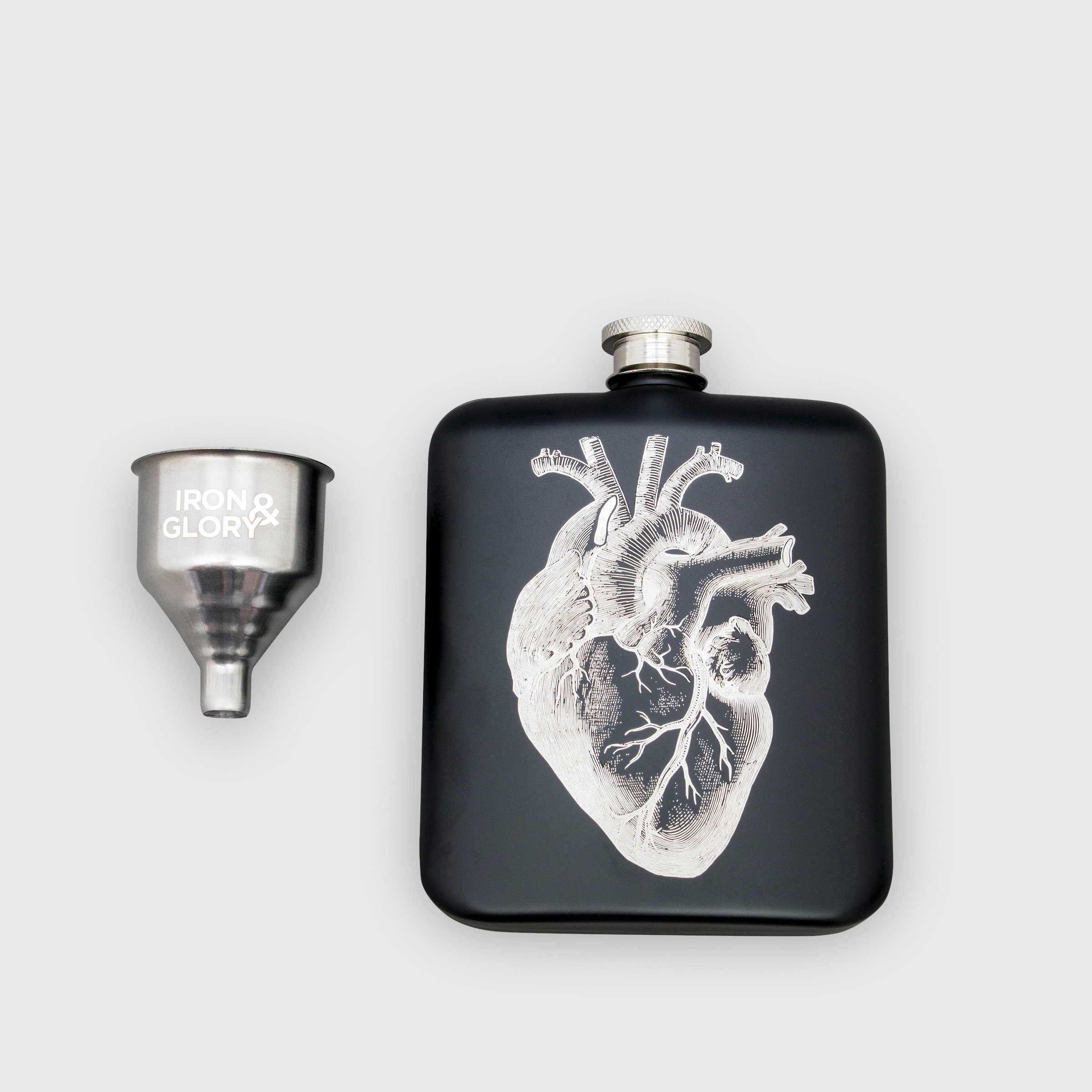 Iron & Glory For Medicinal Purposes Hip-Flask