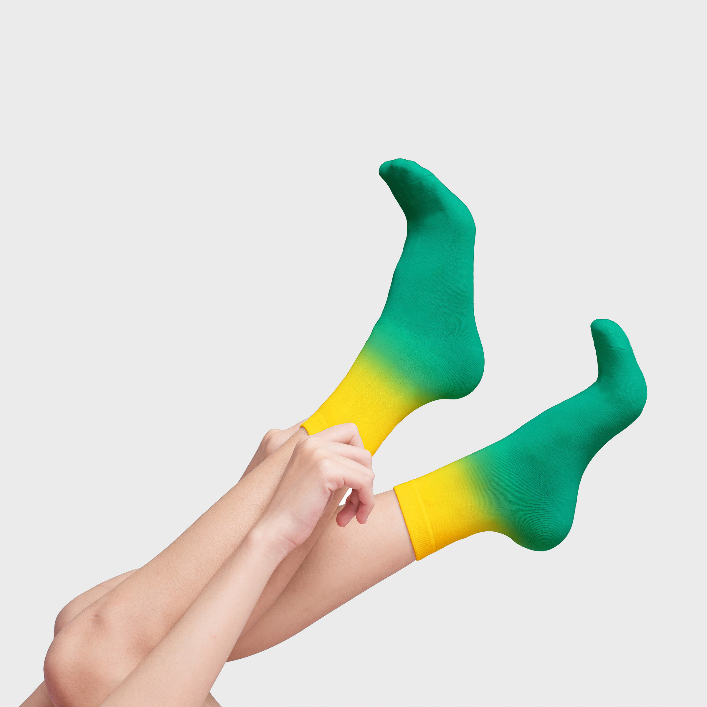 Green and Yellow Socks