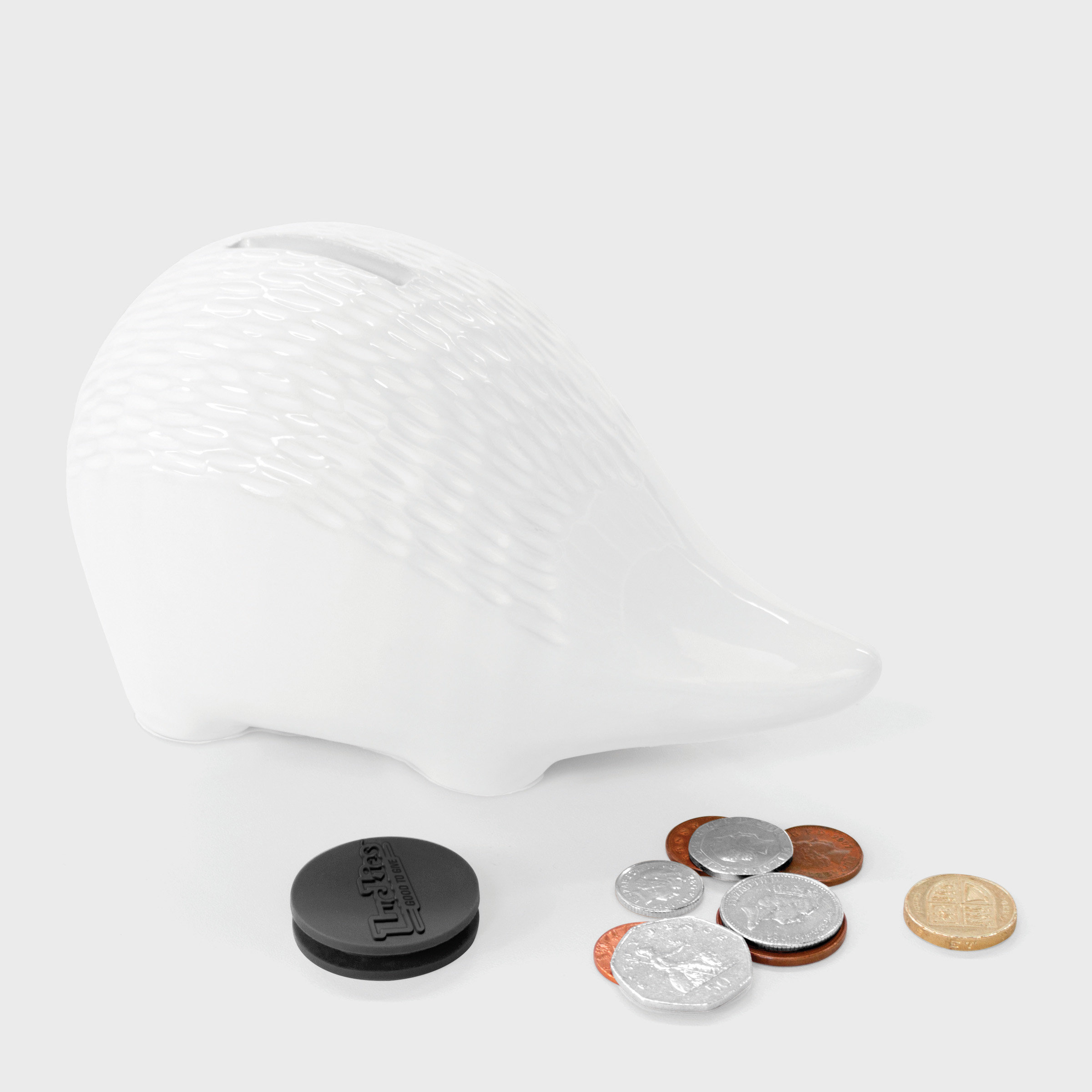 Ceramic Hedgehog Money Bank