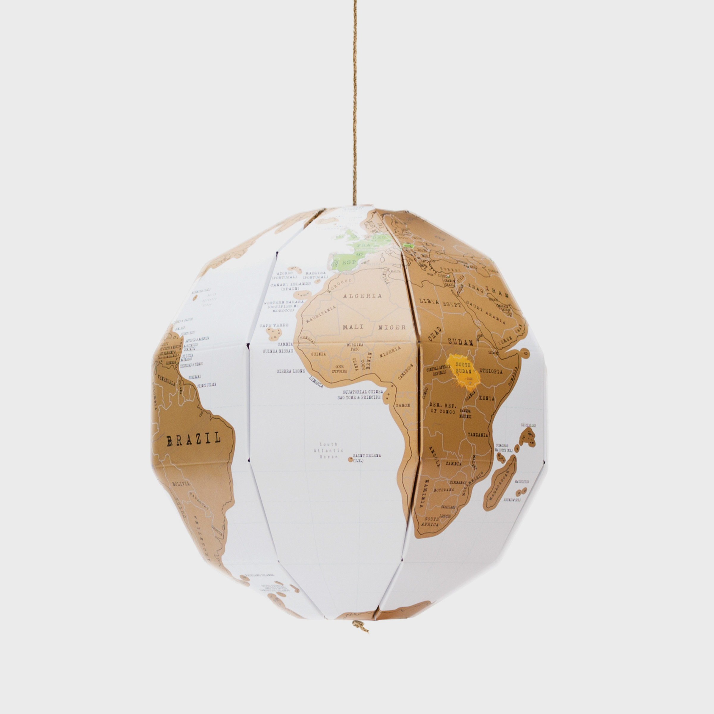 Scratch Off Globe