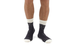 2 black stout socks