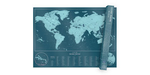 Pack and Product Rainbow Scratch Map