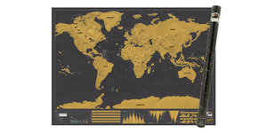 Pack and Product Deluxe Scratch Map XL