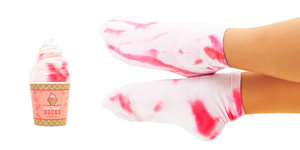 Pack and Product Ice Cream Socks Raspberry Ripple