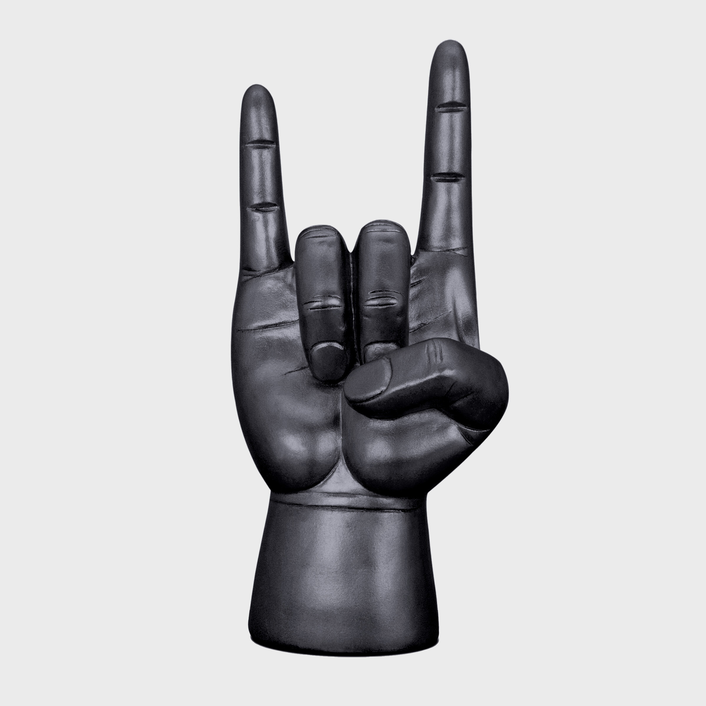Black Power Rock Hand Gesture