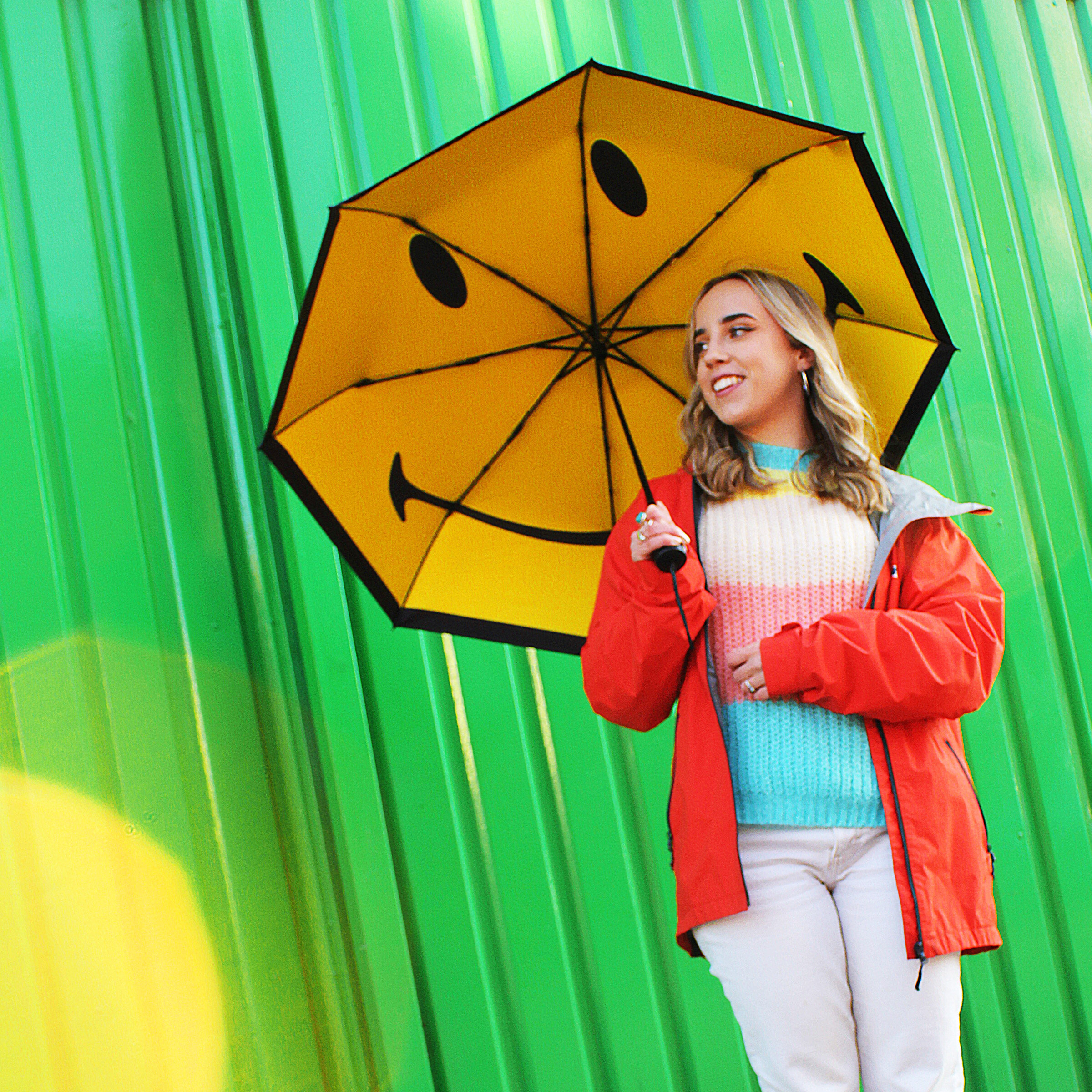 Yellow Smiley Umbrella