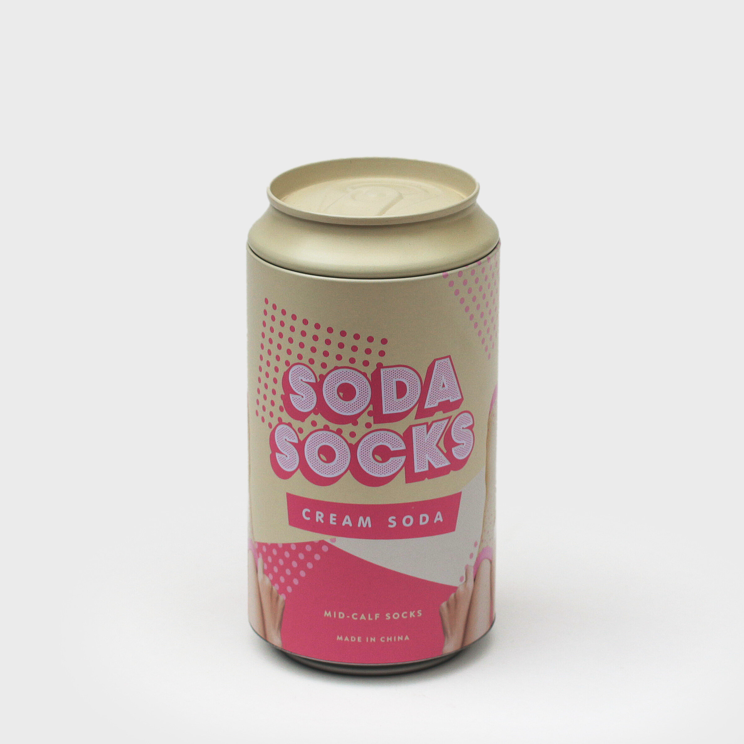 Cream Soda Socks in a can Cream Soda Socks in a can