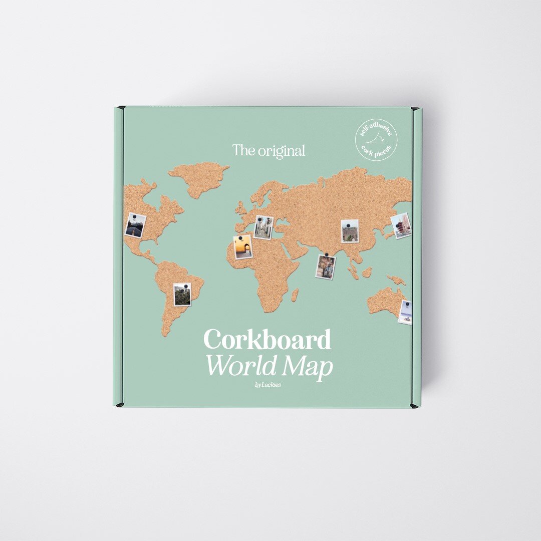 The Original Corkboard World Map