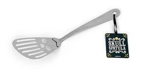 Stainless Steel Skull Spatula with swing tag