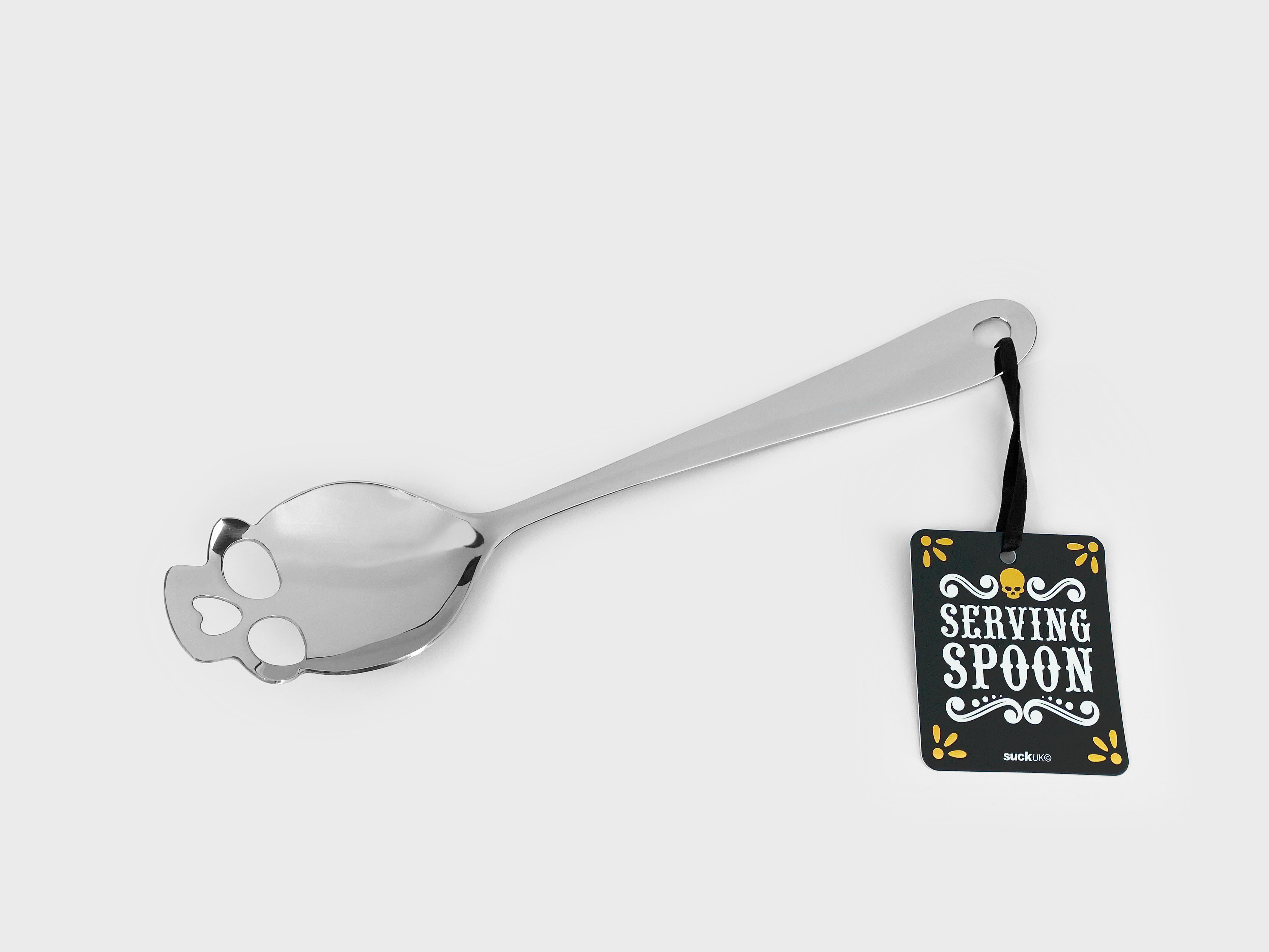 Serving Spoon with Black Swing Tag