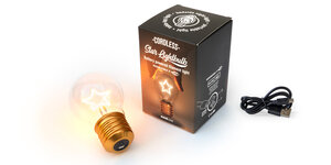 Cordless Lightbulb with Warm Star - Rechargeable