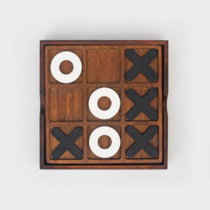 Wooden Tic-Tac-Toe Game by Iron & GLory