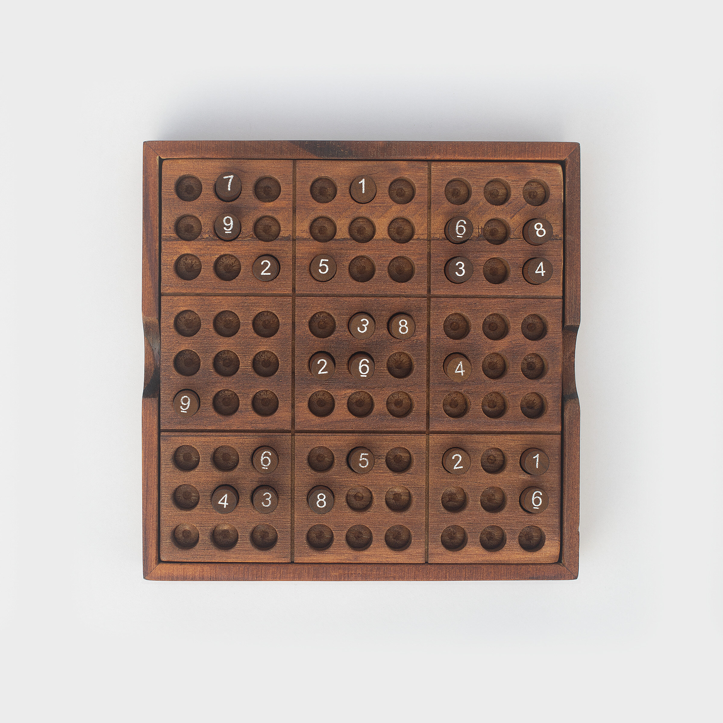 Wooden Sudoku Game by Iron & Glory