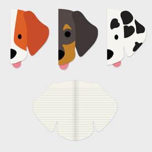 Dogs cat-and-dog-shaped-pocket-notebooks