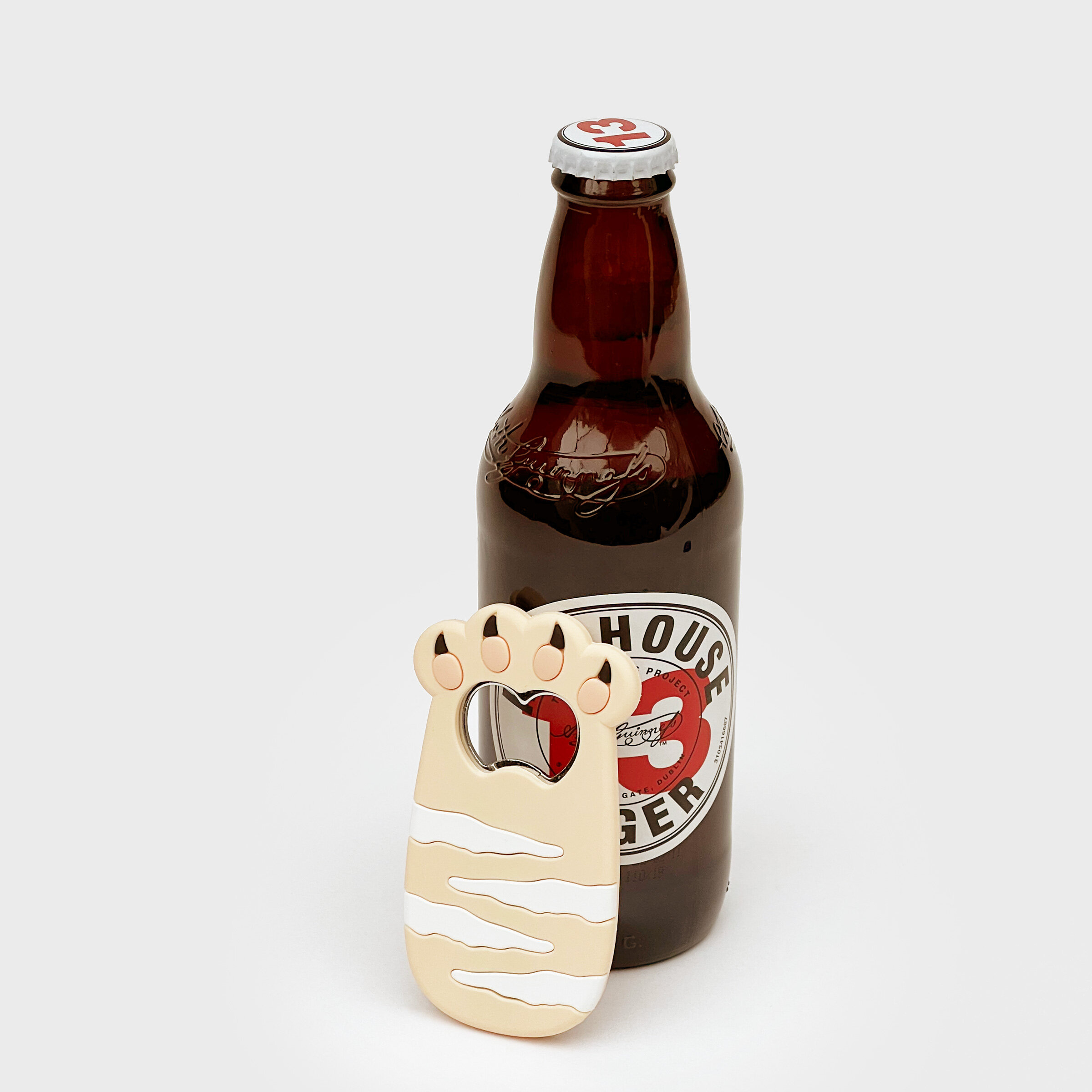 Tiger's paw bottle opener