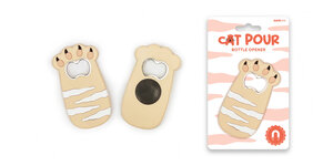 Cat Paw Bottle Opener Fridge Magnet