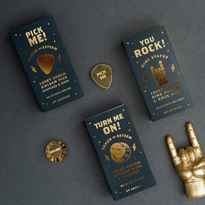 Luckies range of rock icons