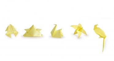 5 shapes of Origami