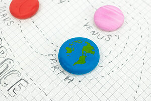 Earth shaped Eraser