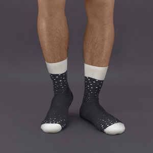 2 black stout socks