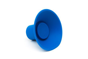 blue silicon icon speaker with bluetooth