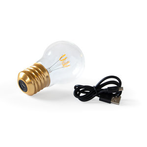 Cordless light bulb light and USB charging cable