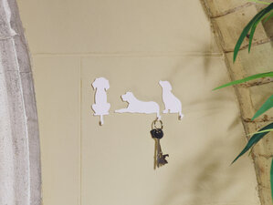 cat dog hooks keys