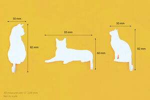 cat dog hooks dimensions