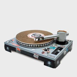 Cardboard turntable
