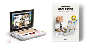 Cat Laptop Scratch Toy