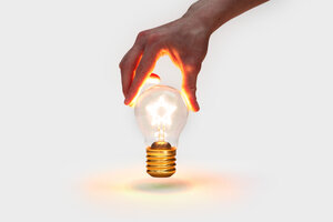 Magical lightbulb you can hold in your hands