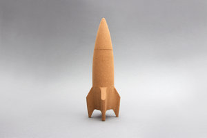 Space Rocket Made From Cork