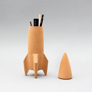 Cork Rocket Desk Tidy