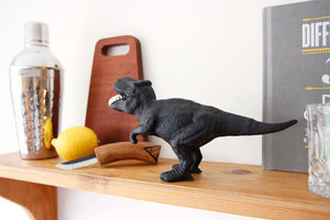 dinosaur beer bottle opener with cocktail shaker