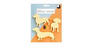 Pack of Dog shaped sticky notes