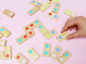 dot to dot, game, domino, colour