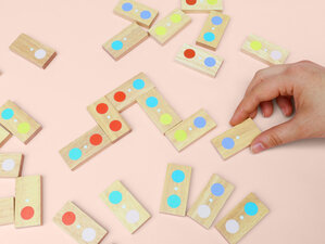 dot to dot, game, domino, colour
