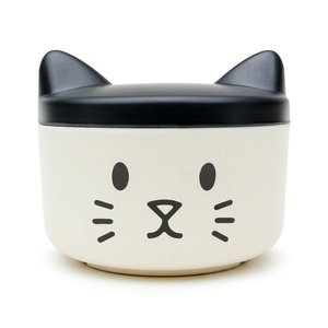 Hello kitty style pet portable treat bowl and food container