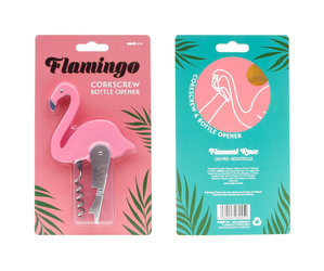 Bartender flamingo shaped corkscrew and bottle opener great Xmas gift