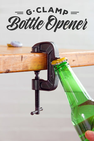 Cast Iron G-Clamp with built in bottle opener
