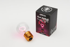 Cordless Heart Lightbulb Packaging Design by SuckUK