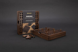 Iron and Gloey Wooden Sudoku Set
