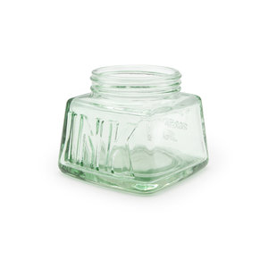 Glass ink pot pencil holder