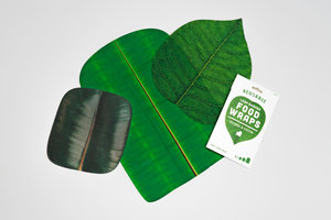Reusable Leaf Shaped Food Wraps