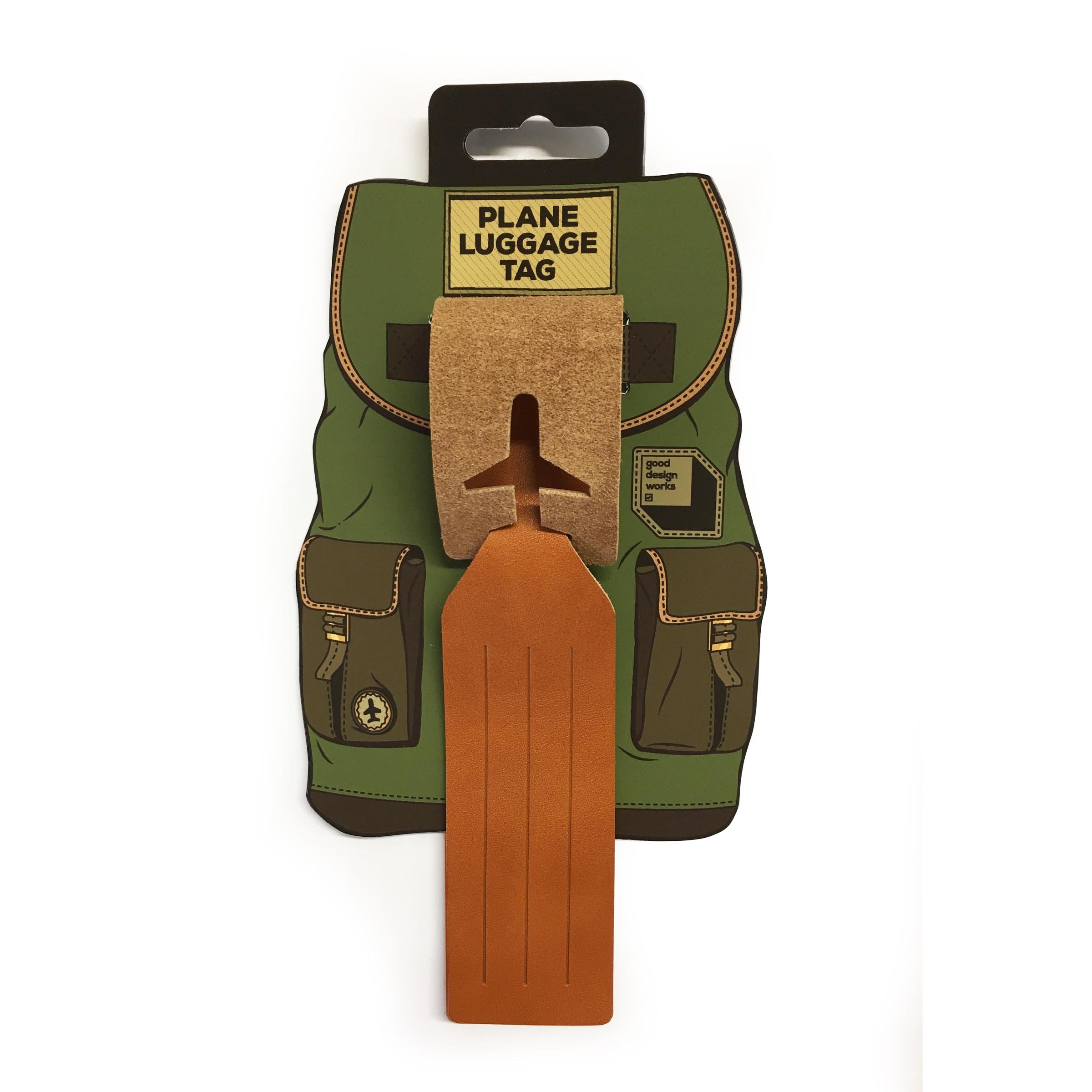 Leather Luggage Tag For personalising your bag.