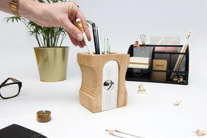 Wooden Desk Tidy