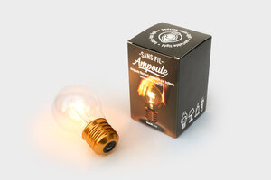 Cordless Filament Lightbulb and Pack (French)