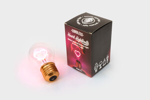 Cordless Heart Lightbulb and Pack