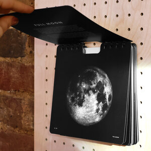 lunar, calendar, moon, moon phase, stationery, desk, supplies, decor