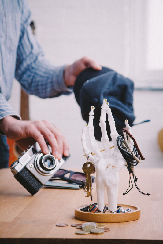 Suck UK Skeleton Hand Jewelry Holder